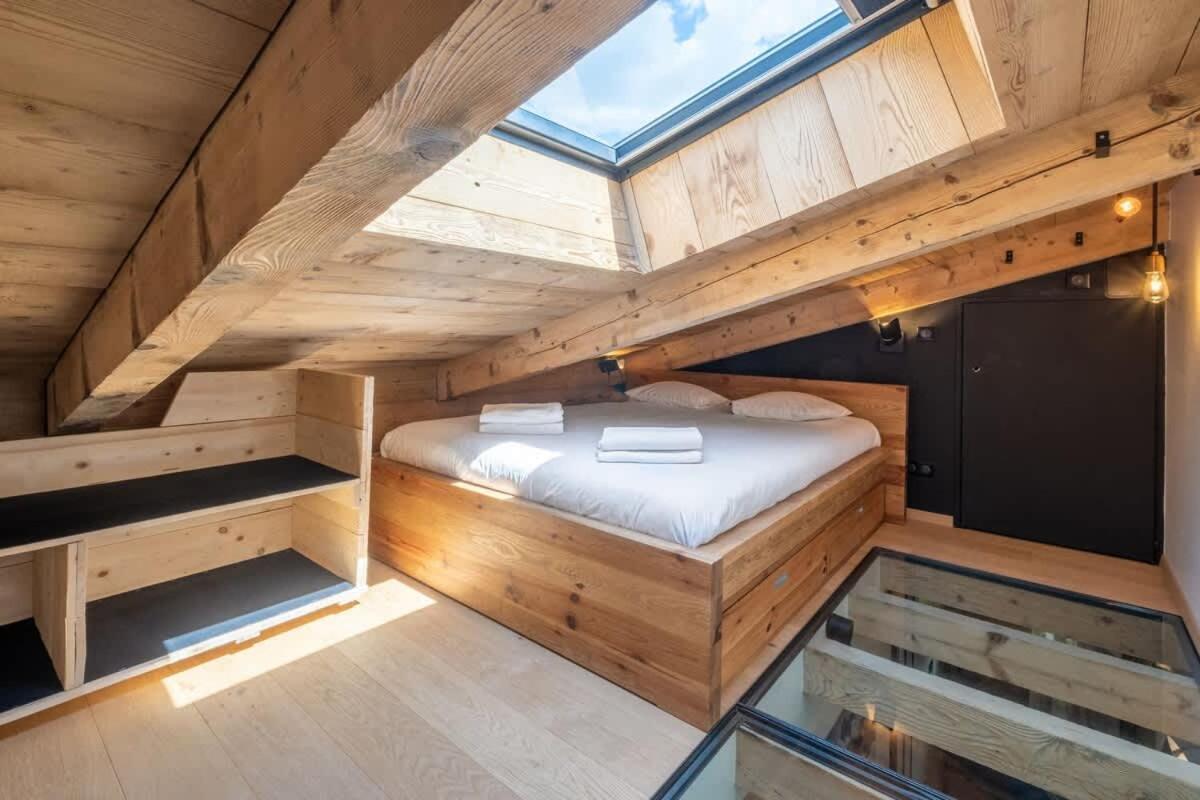Chalet Racar Pour 4 Personnes, Centre Ville Et Vue Sur La Montagne Шамоні Екстер'єр фото