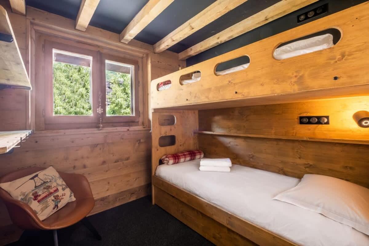 Chalet Racar Pour 4 Personnes, Centre Ville Et Vue Sur La Montagne Шамоні Екстер'єр фото