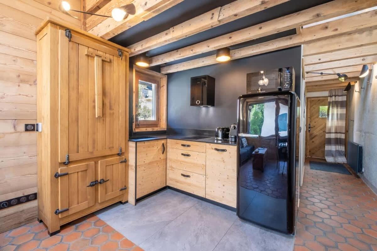 Chalet Racar Pour 4 Personnes, Centre Ville Et Vue Sur La Montagne Шамоні Екстер'єр фото