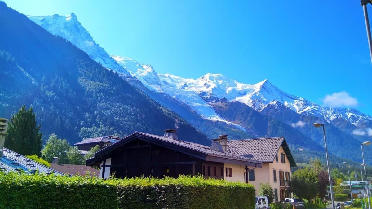 Chalet Racar Pour 4 Personnes, Centre Ville Et Vue Sur La Montagne Шамоні Екстер'єр фото