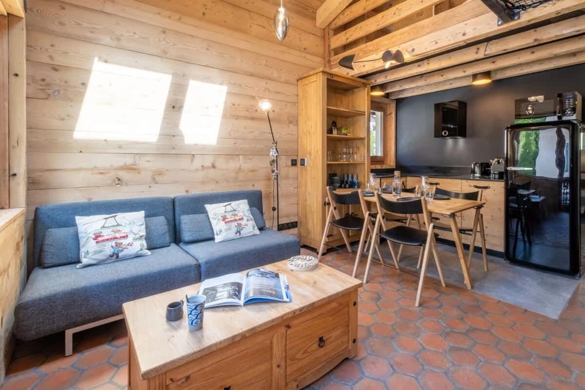Chalet Racar Pour 4 Personnes, Centre Ville Et Vue Sur La Montagne Шамоні Екстер'єр фото