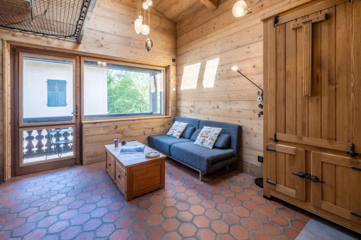 Chalet Racar Pour 4 Personnes, Centre Ville Et Vue Sur La Montagne Шамоні Екстер'єр фото