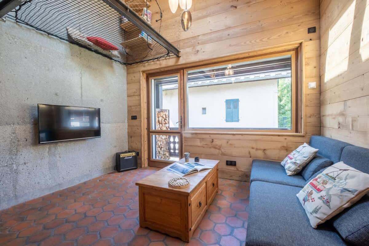 Chalet Racar Pour 4 Personnes, Centre Ville Et Vue Sur La Montagne Шамоні Екстер'єр фото